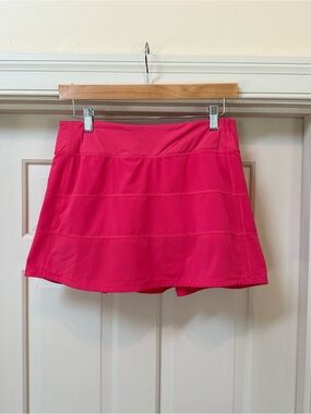 lululemon Pace Rival Mid-Rise Skirt (Size 6; Pink)